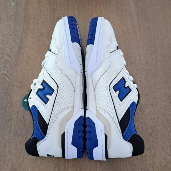 New Balance 550 - Color: Sea Salt/Team Royal - Size: Men 9 - Picture 4 of 9